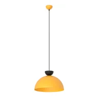 Lampy sufitowe - Lampa wisząca, pomarańcz-czerń 1474/1L z serii LUNARO 1L BL ORANGE - miniaturka - grafika 1