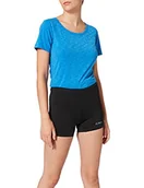 Spodnie damskie - CMP CMP Damskie spodnie Tight-fitting Shorts With Dry Function czarny czarny asfaltowy 38 3C89776T - miniaturka - grafika 1