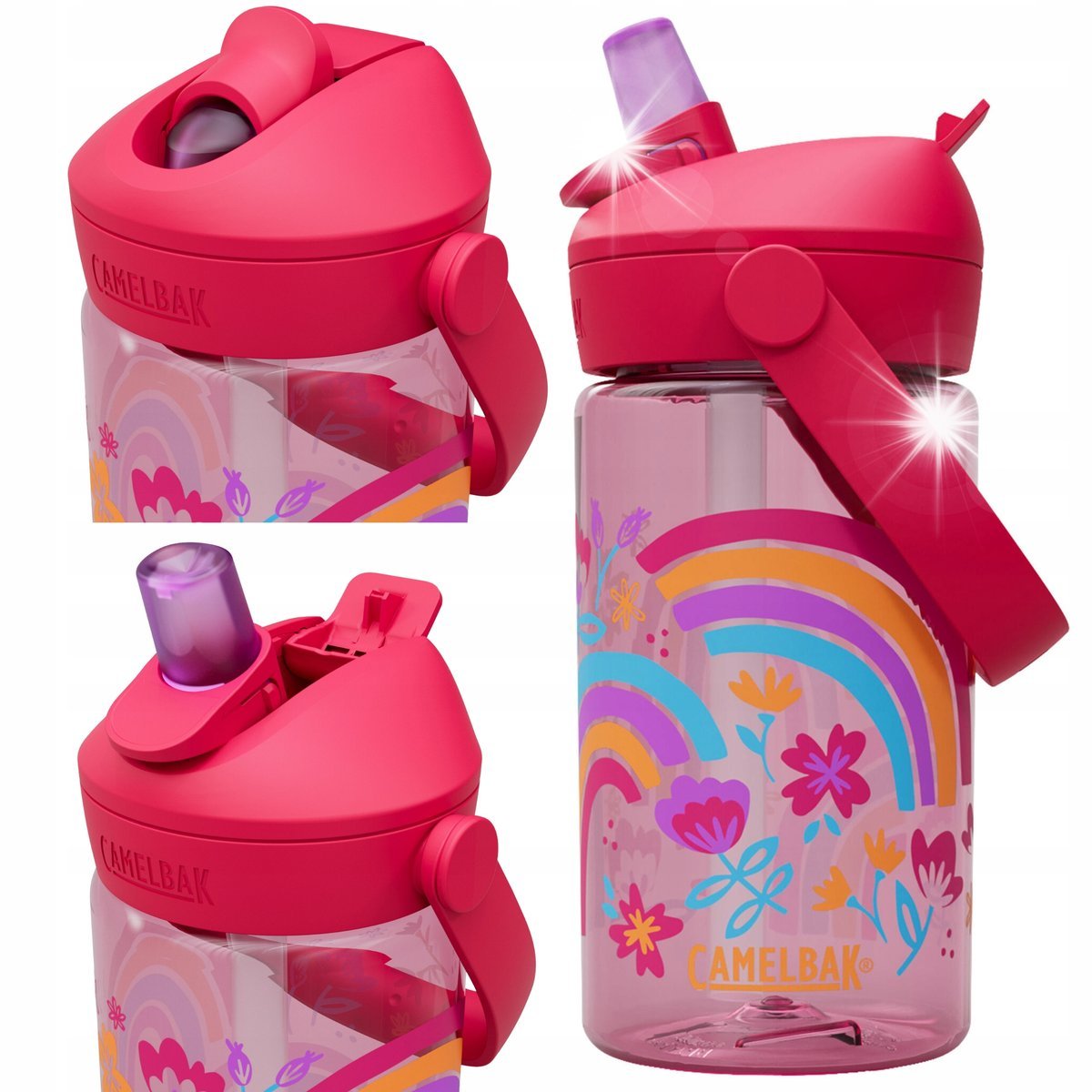 Butelka dla dzieci CAMELBAK Thrive Flip Straw Kids Tęcza 400ml