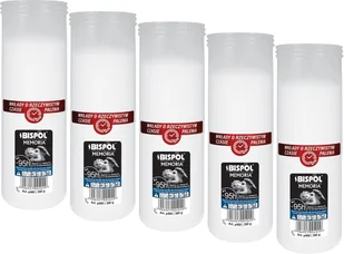 ZESTAW Wkłady do zniczy parafinowe BISPOL P400 95H 5szt. + Zapałki DABSTER_PL 38szt. - Lampiony i znicze - miniaturka - grafika 1