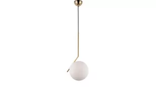 Lumina Deco Deco NOWOCZESNA LAMPA WISZĄCA MOSIĘŻNA SORENTO D20 LDP 1215-200 (MD+WT) - Lampy sufitowe - miniaturka - grafika 1