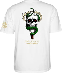 t-shirt POWELL PERALTA MCGILL SKULL AND SNAKE 40TH TEE White - Koszulki męskie - miniaturka - grafika 1