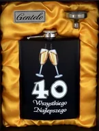 Piersiówki - Piersiówka Na 40 Urodziny Prezent - miniaturka - grafika 1