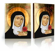 Ikony i obrazy sakralne - Ikona religijna Święta Rita - miniaturka - grafika 1