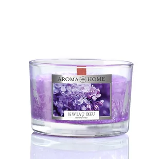 Aroma home, Unique Fragrances, świeca zapachowa, Kwiat Bzu, 115 g - Świece - miniaturka - grafika 1