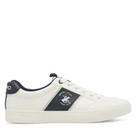 Sneakersy męskie - Sneakersy Beverly Hills Polo Club M-SS24-3C012 Biały - miniaturka - grafika 1