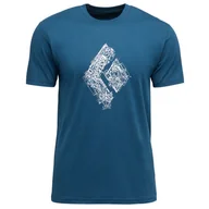 Koszulki sportowe męskie - Koszulka męska Black Diamond M Engineered Diamond Ss Tee Rozmiar: L / Kolor: niebieski - miniaturka - grafika 1