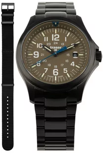 Zegarek Zegarek Traser TS-111076 P67 Officer Pro Khaki - Zegarki męskie - miniaturka - grafika 1