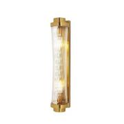 Lampy ścienne - Berella Light Kona D60 kinkiet 2-punktowy złoty antyczny BL5419 - miniaturka - grafika 1