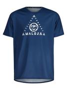 Koszulki sportowe męskie - Maloja Koszulka funkcyjna "AnteroM" w kolorze granatowym - miniaturka - grafika 1