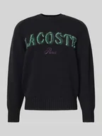 Swetry męskie - Sweter z dzianiny o kroju relaxed fit z mieszanki wełny - miniaturka - grafika 1