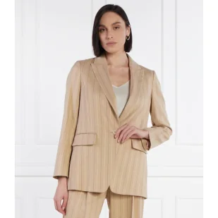 Marc Cain Marynarka | Slim Fit | z dodatkiem lnu - Marynarki i żakiety damskie - miniaturka - grafika 1