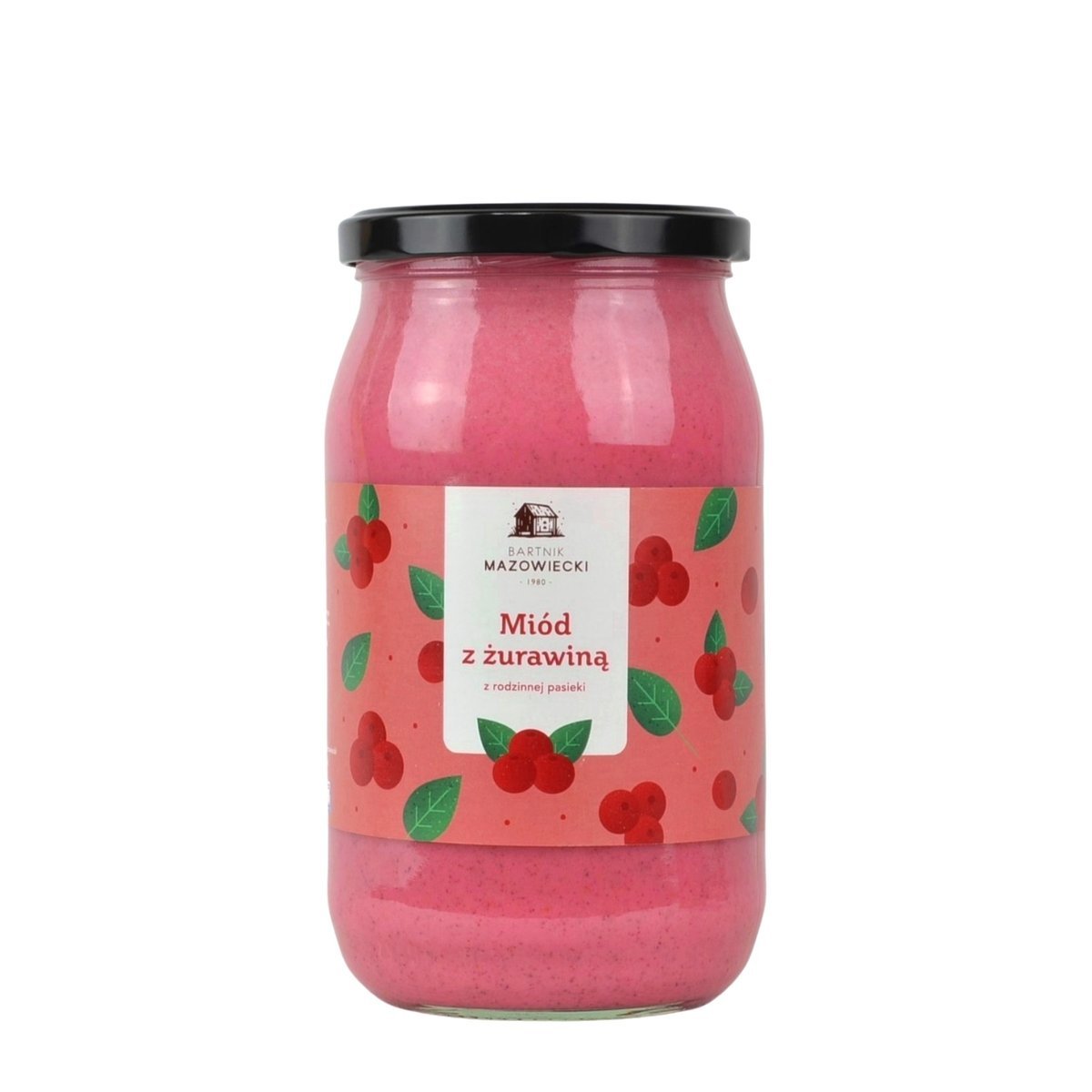 Miód z żurawiną 1000 g / Bartnik Mazowiecki