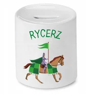 Skarbonki - SKARBONKA DLA DZIECI SYNA CÓRKI RYCERZ PREZENT z Nadrukiem ze Zdjęciem - miniaturka - grafika 1