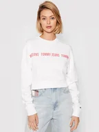 Bluzy damskie - Damska Bluza Tommy Hilfiger Regular Crop Topd r. XS - miniaturka - grafika 1