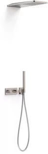 Zestaw podtynkowy TRES B-SYSTEM Stal 30725205AC - Baterie podtynkowe - miniaturka - grafika 1
