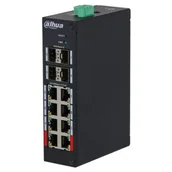 Switche - SWITCH POE HS4412-8ET-120 8-PORTOWY + 4 x SFP DAHUA HS4412-8ET-120 - miniaturka - grafika 1