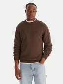 Swetry męskie - Quiksilver Sweter Salt Water EQYSW03326 Brązowy Regular Fit - miniaturka - grafika 1