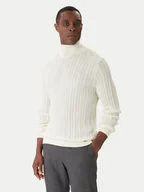 Swetry męskie - JOOP! Golf Danilor 30047372 Beżowy Modern Fit - miniaturka - grafika 1