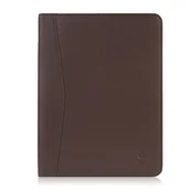 Etui na dokumenty i karty - SKÓRZANY BIWUAR A4 AKTÓWKA BRĄZOWY PAOLO PERUZZI T-42-BR - miniaturka - grafika 1