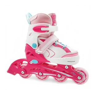 Rolki Raven Lia Pink (przednie kółko LED) - Rolki - miniaturka - grafika 1