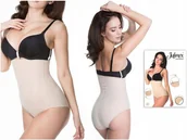 Majtki damskie - Wyszczuplające figi wysoka talia z zapięciem - miniaturka - grafika 1