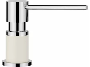 Dozownik do płynu Blanco LATO delikatny biały/chrom 526 955 tel. 697 256 410 - zadzwoń, zapytaj, negocjuj! - Pozostałe akcesoria kuchenne - miniaturka - grafika 1