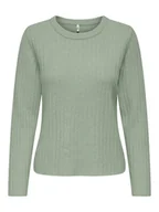 Swetry damskie - ONLY Sweter w kolorze zielonym - miniaturka - grafika 1