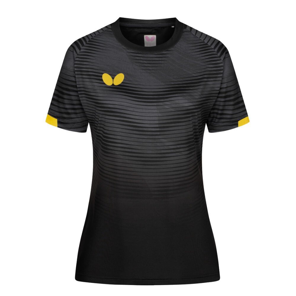 Koszulka damska Butterfly Shirt Puro Lady Black/Gold M
