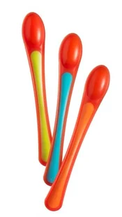 Tommee Tippee Łyżeczka z czujnikiem ciepła plastikowe . - niebieski 466105 - Sztućce dla dzieci - miniaturka - grafika 3