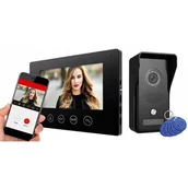 Domofony - Wideodomofon EURA Gamma VDP-42A3B Czarny - miniaturka - grafika 1