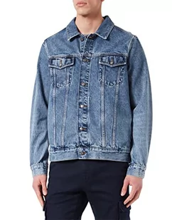 GANT Męska kurtka D1. Denim Trucker, Light Blue Broken in, XL - Kurtki męskie - miniaturka - grafika 1