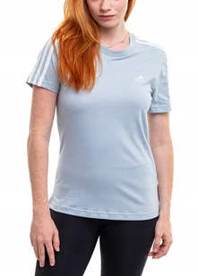 adidas koszulka damska t-shirt bluzka Essentials Slim 3-Stripes roz.XS - Bluzki damskie - miniaturka - grafika 1