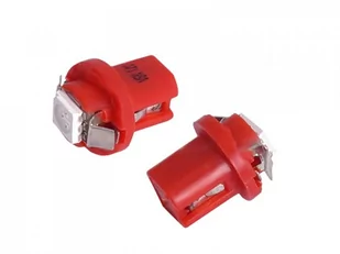 Vision Żarówka VISION T5 BAX B8.5d 12V 1x 5050 SMD LED czerwona 2 szt WE24-9865 - Żarówki samochodowe - miniaturka - grafika 1