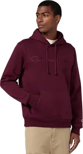 Champion Bluza męska Hooded Sweatshirt bordowa 220271 RS522 S - Bluzy męskie - miniaturka - grafika 1