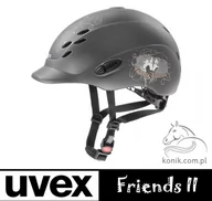 Kaski do jazdy konnej - Uvex Kask ONYXX FRIENDS II - anthracite - miniaturka - grafika 1