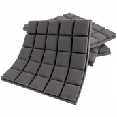 Dekoracje domu - MATA wygłuszająca pianka akustyczna KOSTKA 1m2 dekoracja ścian absorber 5cm - miniaturka - grafika 1