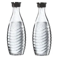Akcesoria i części AGD - SodaStream SodaStream Szklana Butelka Dwupak 0,6L Crystal Penguin - miniaturka - grafika 1