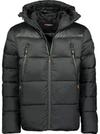 Kurtki męskie - Geographical Norway Kurtka zimowa "Bayou" w kolorze czarnym - miniaturka - grafika 1