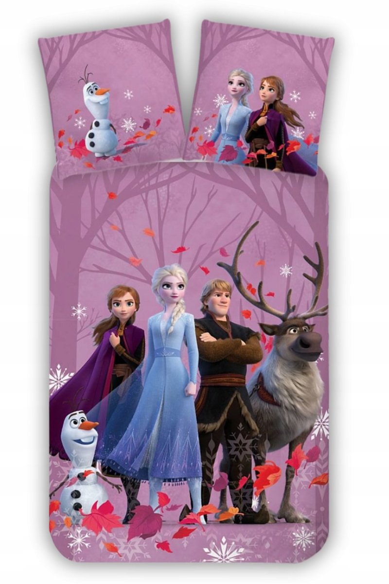 Pościel Dziecięca 160x200 Kraina Lodu Anna Elsa Olaf Frozen 68
