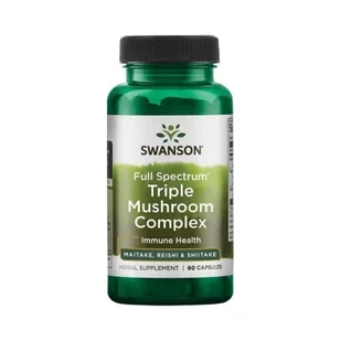 Swanson Health Products Swanson Triple Mushroom 60 kapsułek - Suplementy naturalne - miniaturka - grafika 2