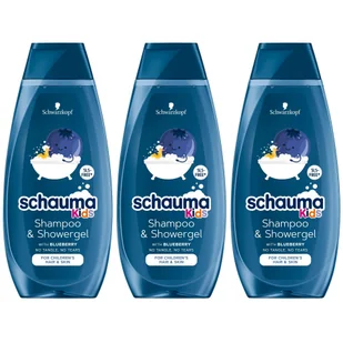 Odżywczy szampon dla chłopców Schauma Kids Schauma 3 sztuki - Kosmetyki kąpielowe dla dzieci - miniaturka - grafika 1