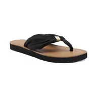 Klapki i japonki damskie - Tommy Hilfiger Japonki TH ELEVATED BEACH SANDAL | z dodatkiem skóry - miniaturka - grafika 1