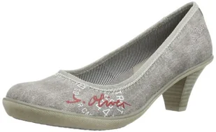 s.Oliver Casual 5-5-22435-32 damskie czółenka, szary - Szary Grey 200-42 EU - Czółenka - miniaturka - grafika 1