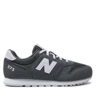 Buty dla dziewczynek - Sneakersy New Balance YC373AL2 Szary - miniaturka - grafika 1