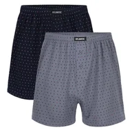 Majtki męskie - 2-pack bokserki męskie luźne 2mbx-013 atlantic-xl - miniaturka - grafika 1