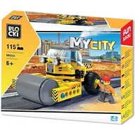 Klocki - ICOM Blocki MyCity Klocki Pojazdy Budowlane Walec 115el. KB0224 - miniaturka - grafika 1