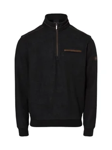 Bugatti Męski sweter Mężczyźni Bawełna szary jednolity, M - Swetry męskie - miniaturka - grafika 1