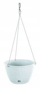 Prosperplast SPLOFY ROUND WS Doniczka wisząca 23 cm, biały DSPW230S - Donice - miniaturka - grafika 1