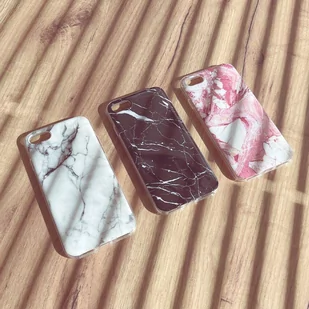Wozinsky Marble żelowe etui pokrowiec marmur Samsung Galaxy A72 4G różowy - Etui i futerały do telefonów - miniaturka - grafika 2
